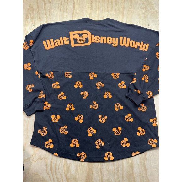 Disneyland Resort Halloween Spirit Jersey Mickey And Minnie Pumpkins Adult XL - Picture 6 of 8